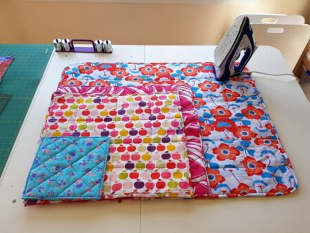 The homemade travel ironing mat